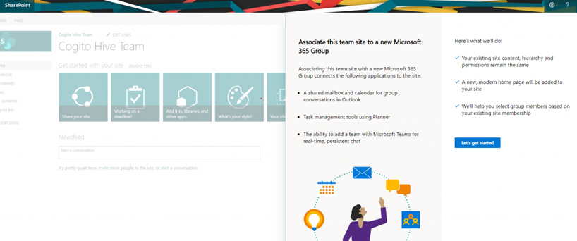 Should I “Teamify” my SharePoint Site? Things to Consider